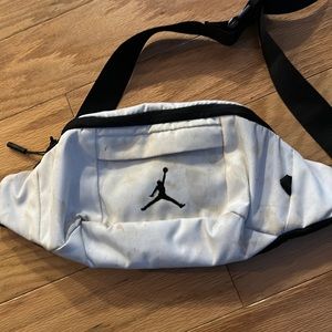 Jordan white Fanny pack